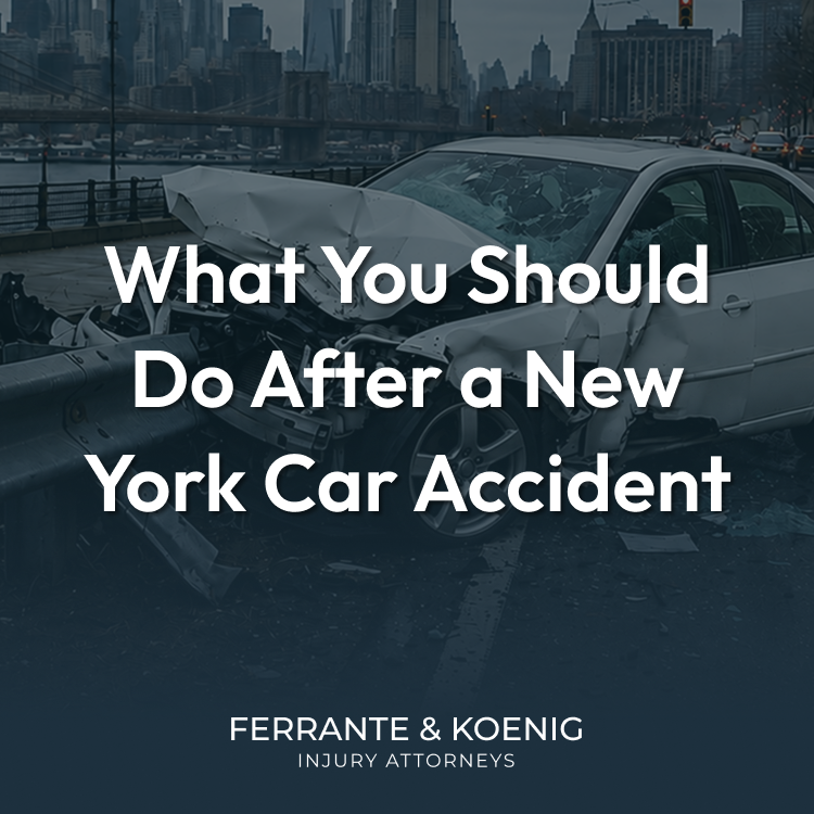 Qué hacer tras un accidente de tráfico en Nueva York