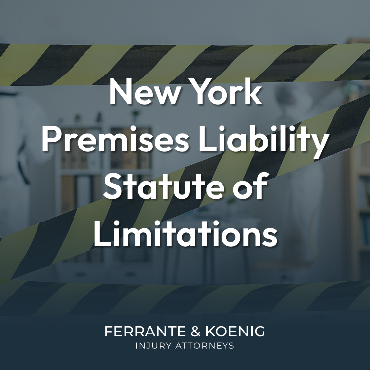 new york statute limitations premises liability